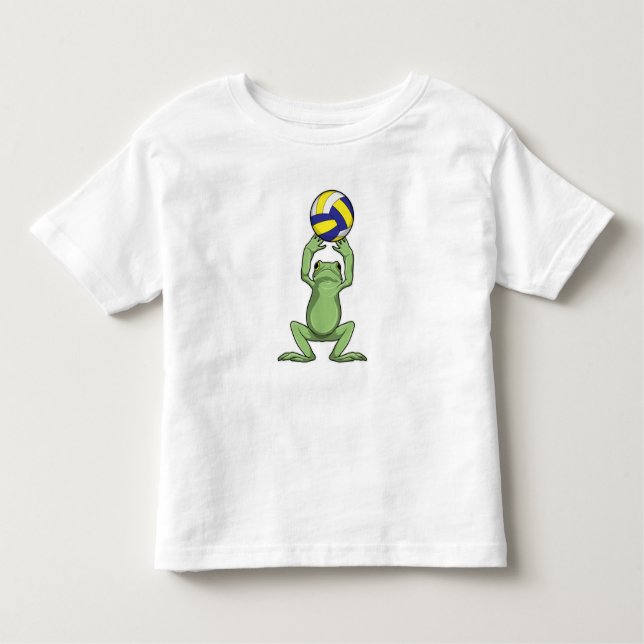 Camiseta Infantil Sapo de voleibol (Frente)