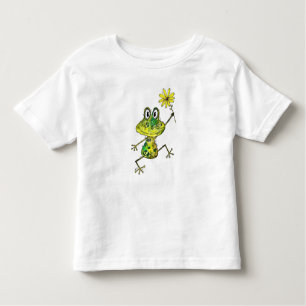 Camiseta Infantil Sapo Feliz e Bonito