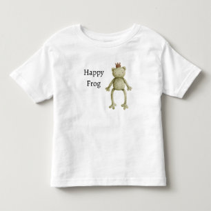 Camiseta Infantil Sapo Feliz Verde