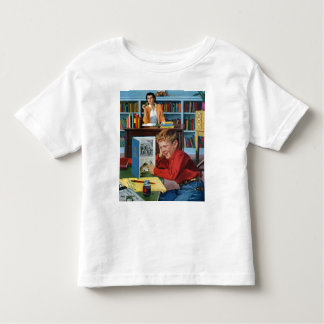 Camiseta Infantil Sapo na Biblioteca