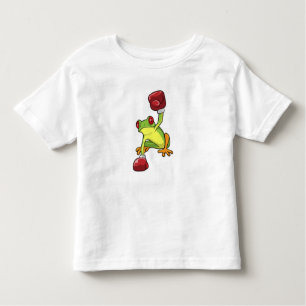 Camiseta Infantil Sapo na caixa com luvas in a box