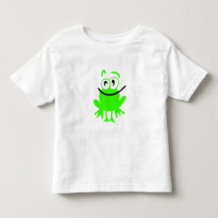 Camiseta Infantil Sapo pequeno feliz