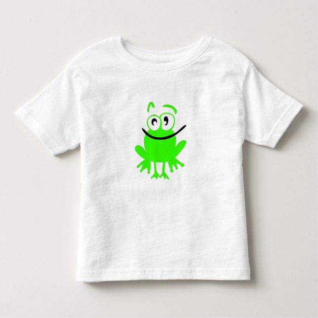 Camiseta Infantil Sapo pequeno feliz (Frente)