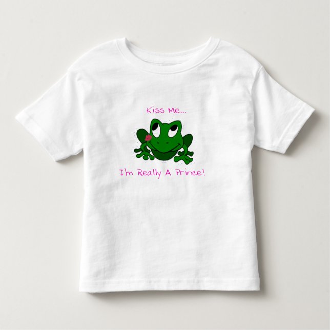 Camiseta Infantil Sapo Prince Todder T-Shirt (Frente)