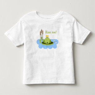 Camiseta Infantil Sapo Príncipe me beije