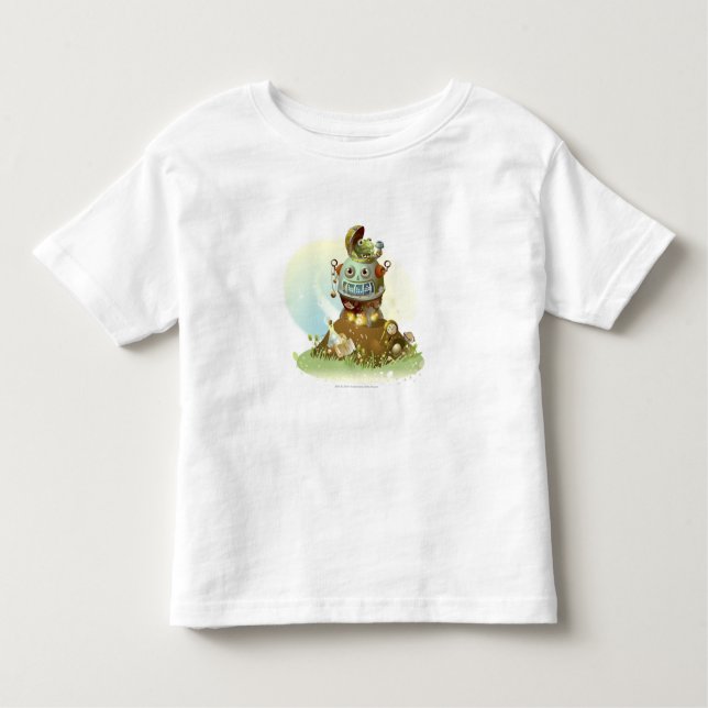 Camiseta Infantil Sapo que sai de um UFO (Frente)