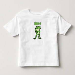 Camiseta Infantil Sapo Sassy Engraçado Não, Sapinhos Mal-humorados I