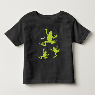 Camiseta Infantil Sapo Verde e Preto