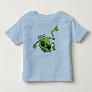 Camiseta Infantil Sapo Verde Feliz