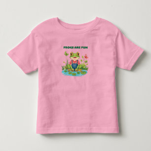 Camiseta Infantil sapos são divertidos