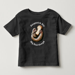 Camiseta Infantil Sasquatch Comeu Minha Meia