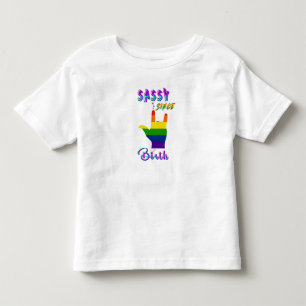 Camiseta Infantil Sassy Desde o Nascimento