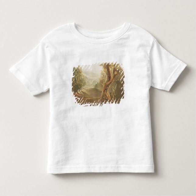 Camiseta Infantil Satã que contempla Adam e véspera no paraíso, de (Frente)