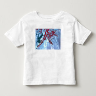 Camiseta Infantil Satélite falso da cor