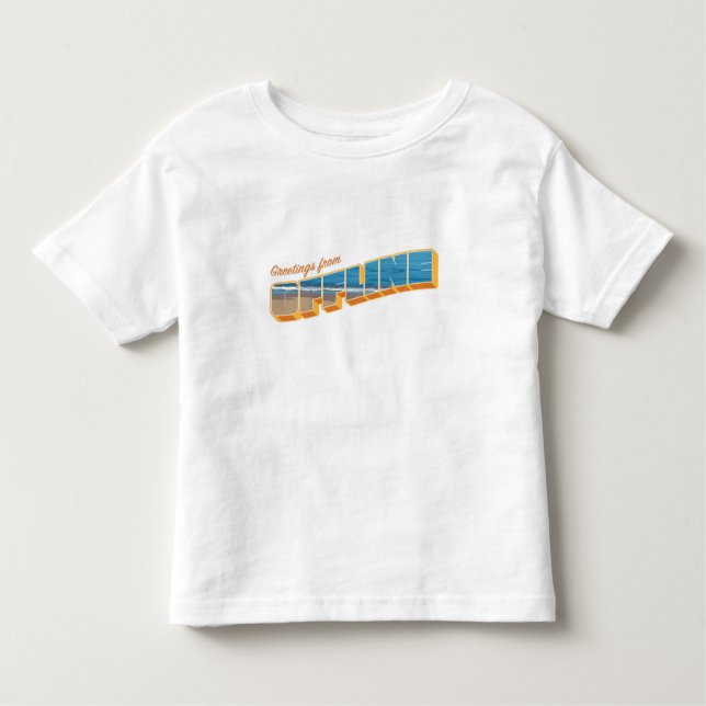 Camiseta Infantil Saudações do Offline (Frente)