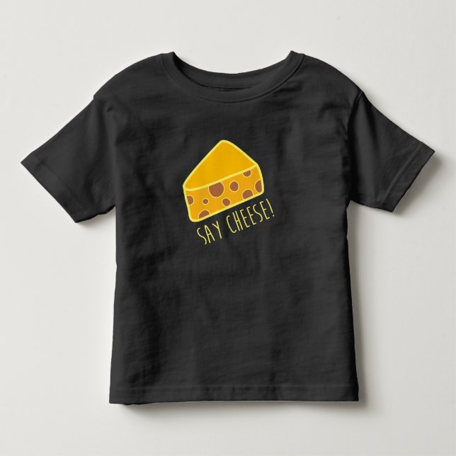 Camiseta Infantil Say Cheese alpargata (Frente)