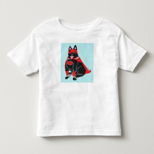 Camiseta Infantil Schipperke super (Frente)