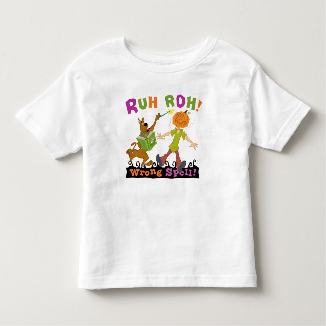 Camiseta Infantil Scooby-Doo | Ruh Roh! Ortografia Errada! (Frente)