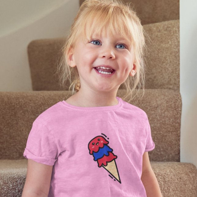 Camiseta Infantil Scoop of Julho T-Shirt (Criador carregado)