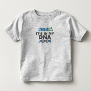 Camiseta Infantil Scotland It's in My DNA Scottish Heritage Gift