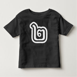 Camiseta Infantil Script Tailandês Número 2 / Dois / ๒ (Canção)