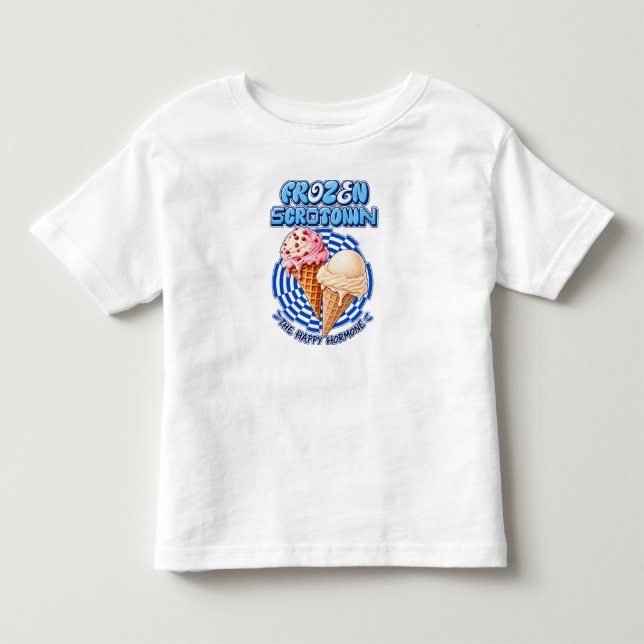 Camiseta Infantil 🍦 Scrotown Congelada (Frente)