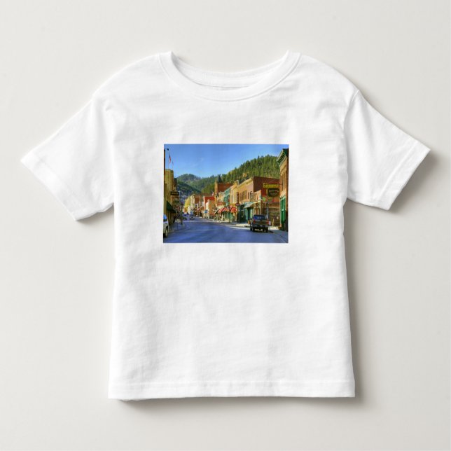 Camiseta Infantil SD, Deadwood, Cidade Histórica de Mineração Dourad (Frente)