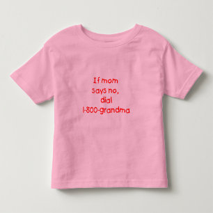 Camiseta Infantil se a mamã diz não… (o vermelho)