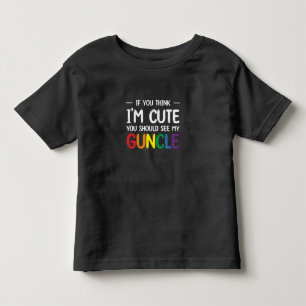 Camiseta Infantil Se acha que sou bonitinho, deveria ver meu múscul