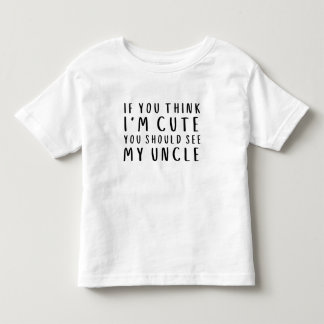 Camiseta Infantil Se Você Acha Que Eu Sou Bonito, Você Deveria Ver M