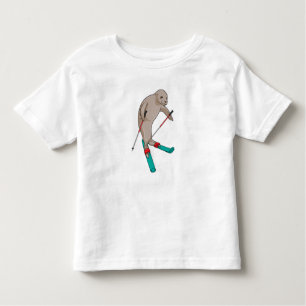 Camiseta Infantil Seal Skier Ski