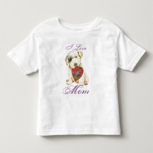 Camiseta Infantil Sealyham Terrier Heart Mãe Toddler T-shirt