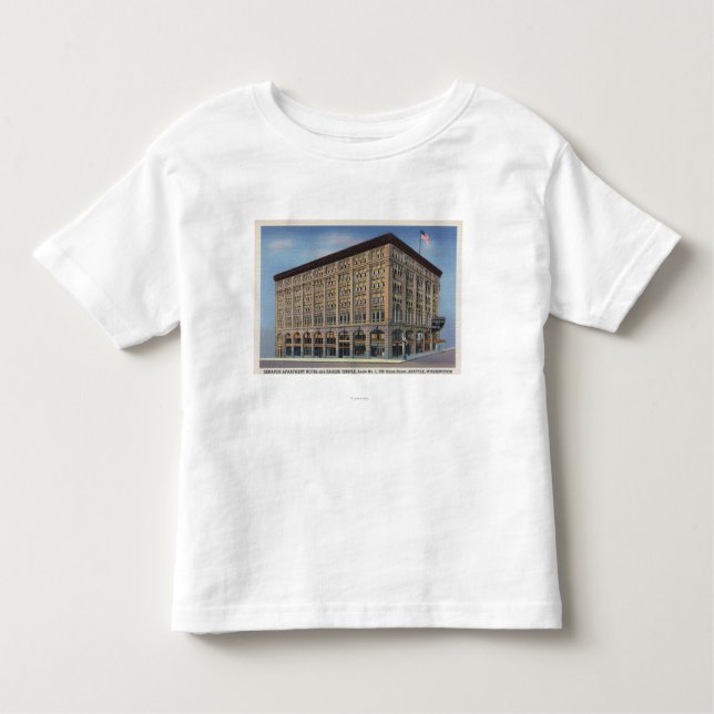 Camiseta Infantil Seattle, Washington - opinião o senador (Frente)