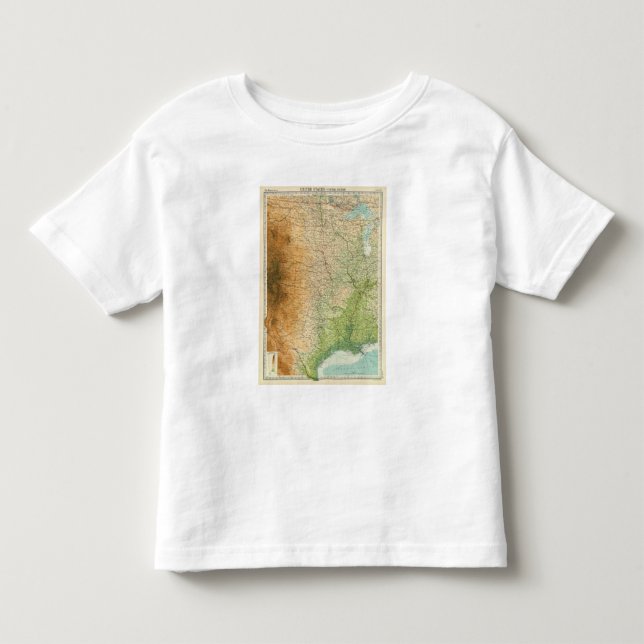 Camiseta Infantil Seção da central dos Estados Unidos (Frente)