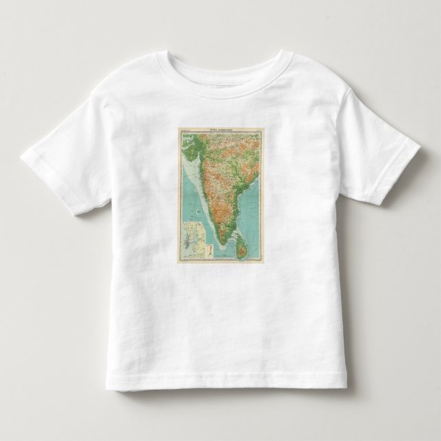 Camiseta Infantil Secção sul de India (Frente)