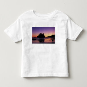 Camiseta Infantil Second Beach em Twilight, Olimpiadas NP, WA, EUA