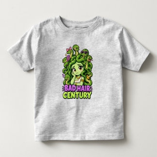 Camiseta Infantil Século de Cabelo Ruim – Medusa Fofa Mitologia Greg