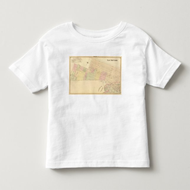 Camiseta Infantil Segundo 9 New York do leste (Frente)
