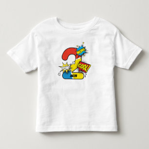 Camiseta Infantil Segundo aniversário da revista em quadrinhos super