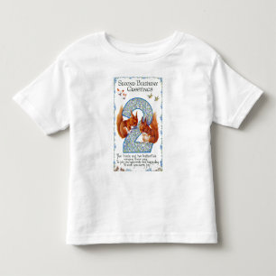 Camiseta Infantil Segundo Cartões de aniversários