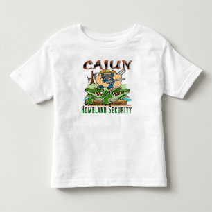 Camiseta Infantil Segurança interna de Cajun