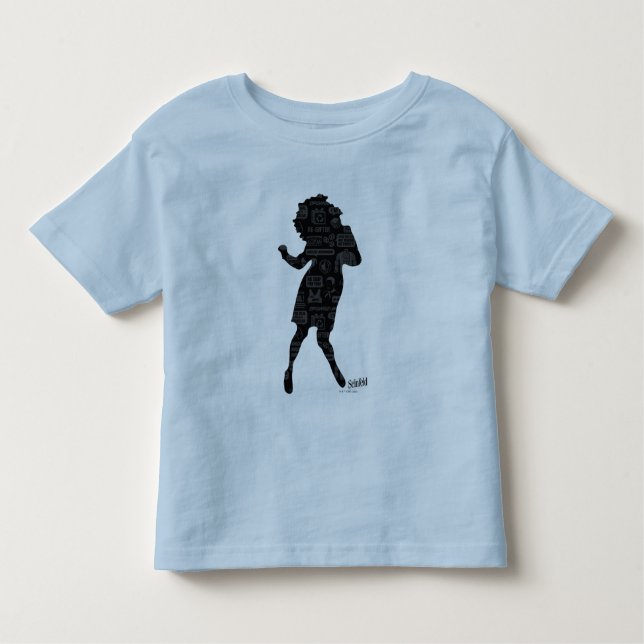 Camiseta Infantil Seinfeld | Elaine Dance Silhouette (Frente)