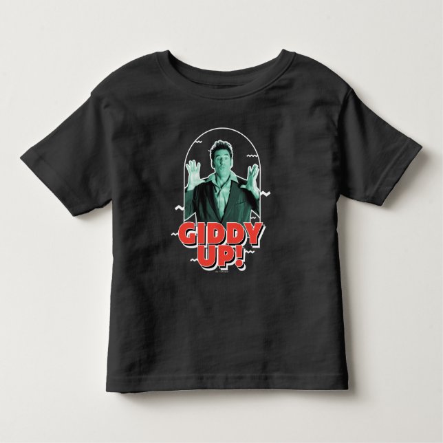 Camiseta Infantil Seinfeld | Kramer - Giddy Up! (Frente)