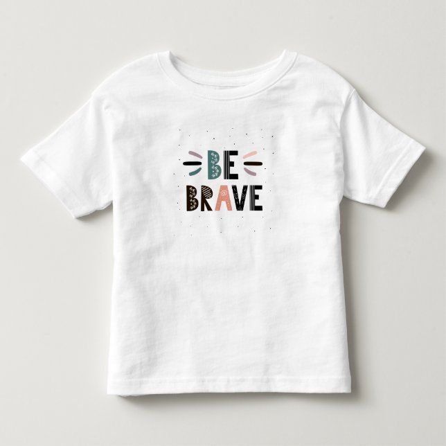 Camiseta Infantil Seja corajoso (Frente)