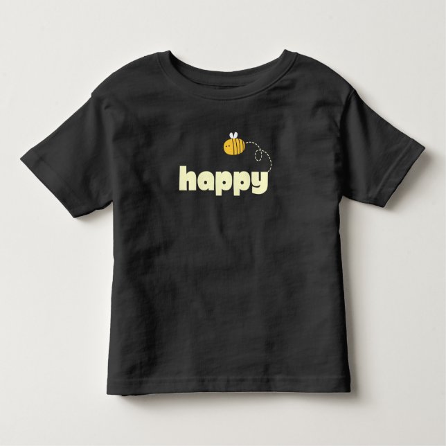 Camiseta Infantil seja feliz Toddler T-Shirt (Frente)