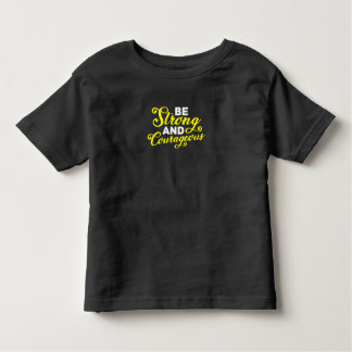 Camiseta Infantil Seja forte e corajoso