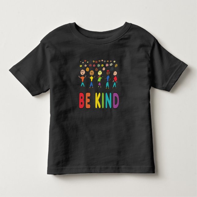 Camiseta Infantil Seja gentil (Frente)