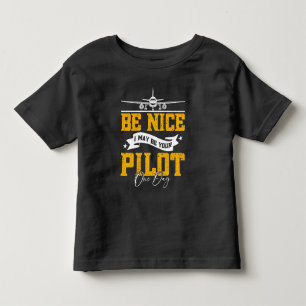 Camiseta Infantil Seja Legal, Posso Ser Seu Piloto Um Dia Piloto Eng