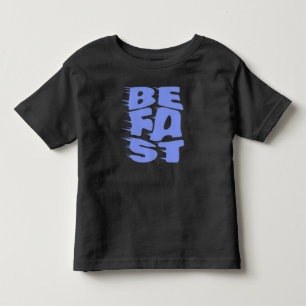 Camiseta Infantil Seja Rápido - Estilo de Corrida Energético Camiset