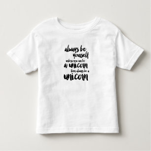 Camiseta Infantil Seja sempre um unicórnio